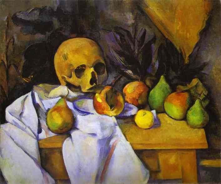 Paul Cezanne Still Life with a Skull
